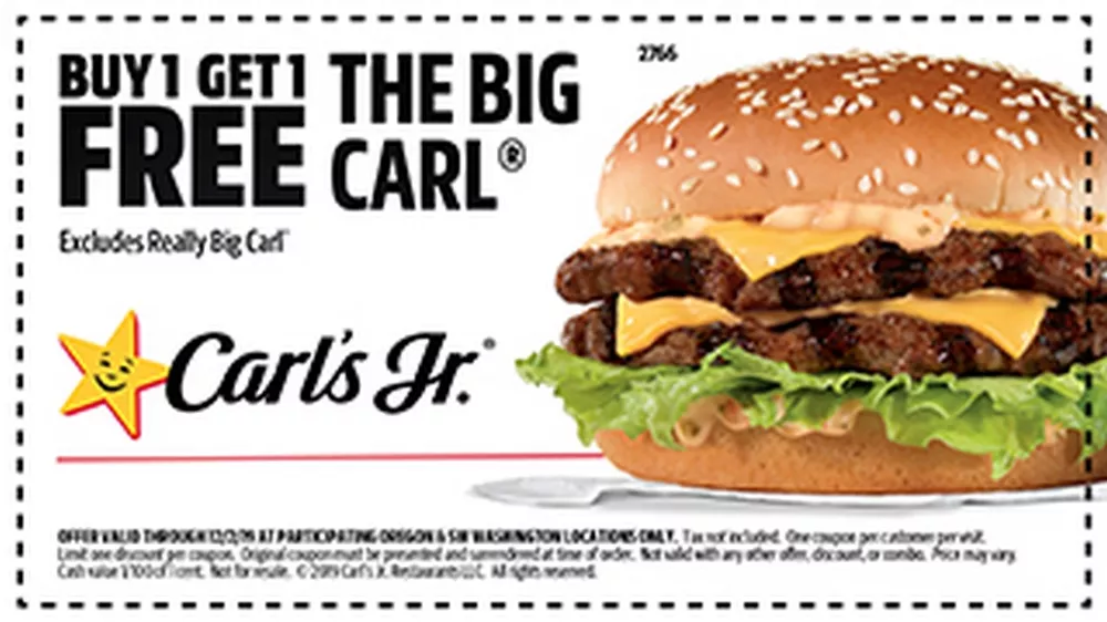 Don't Miss These Carl's Jr. Coupons!