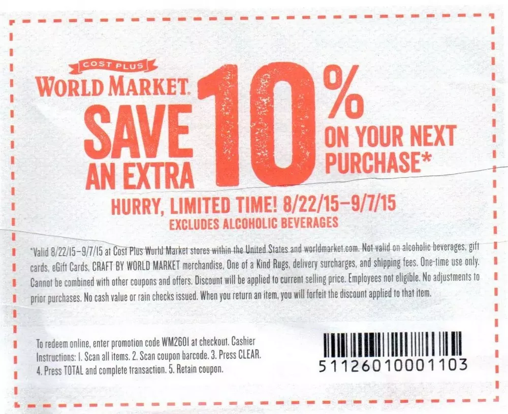 World Market Discount Codes: How To Find Them And How To Use Them